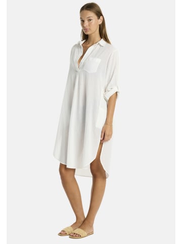 Sea Level Sea Level Strandhemd Salt in WHITE
