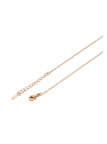 faina Women Charm Necklace in Rose Gold Navy