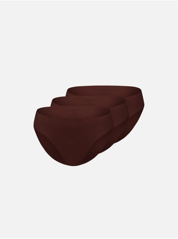 Erlich Textil  CASUAL COTTON SLIP IM 3er PACK in umbra