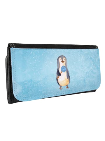 Mr. & Mrs. Panda Damen Portemonnaie Pinguin Lolli ohne Spruch in Eisblau