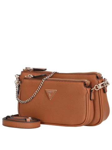 Guess Noelle II DBL Pouch - Umhängetasche 24 cm (taupe) in light cognac