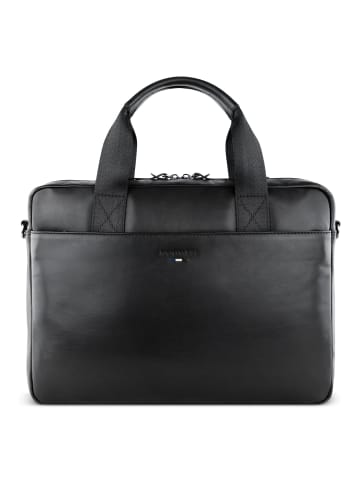 Bugatti Romeo Aktentasche Leder 36 cm Laptopfach schwarz