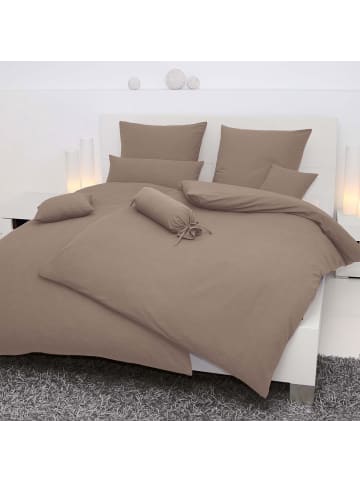 Janine Bettwäsche 1er Pack in Taupe