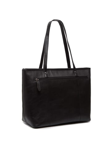 The Chesterfield Brand Salo Shopper Tasche Leder 39 cm Laptopfach in black