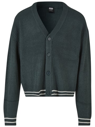 Urban Classics Urban Classics Herren Sporty Boxy Cardigan in bottlegreen