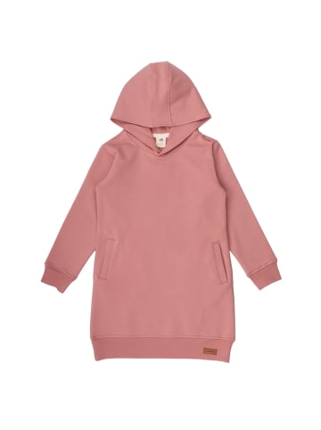 Walkiddy Hoodie Kleid mit Kapuze in Rosa