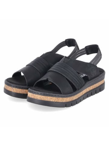 rieker Sandalette in schwarz