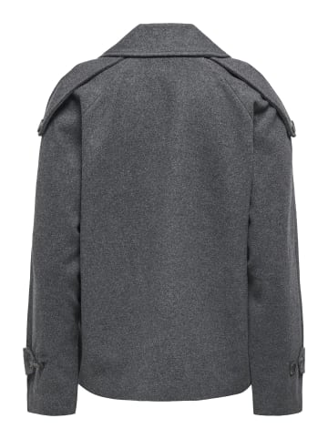 ONLY Trenchcoat in Dark Grey Melange