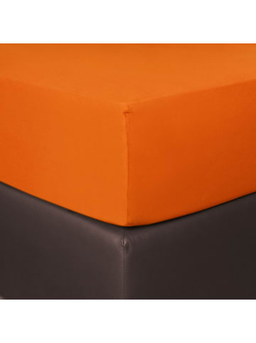 BettwarenShop Spannbettlaken Boxspring in orange