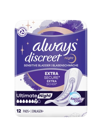 always Inkontinenzeinlagen "Discreet Ultimate Nacht" (48 St.)