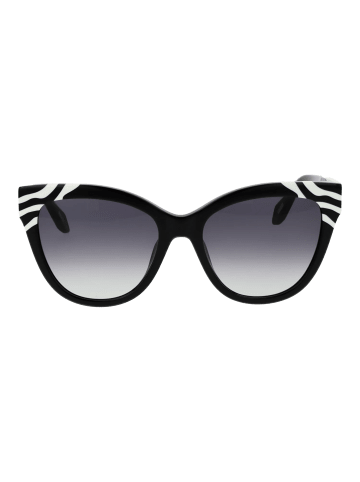 Just Cavalli Frauen Sonnenbrille Schmetterling Schwarz
