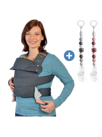 Marsupi Babytrage Classic 2.0 ab Geburt - 15 kg in gray