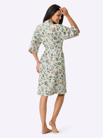 Sieh an! Morgenmantel in zartmint-bedruckt