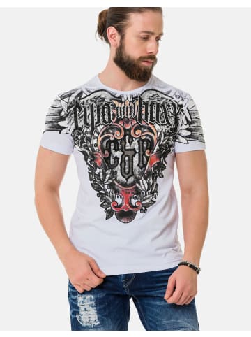 Cipo & Baxx T-Shirt in WHITE