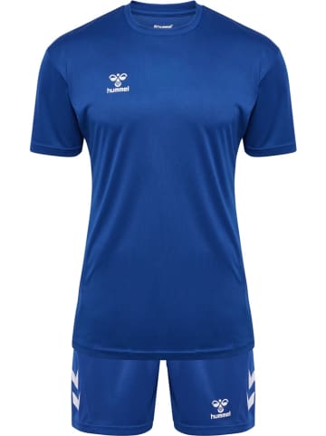 Hummel Trainingsanzug "Hmllogo Set" in Blau