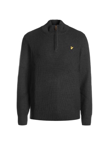 Lyle & Scott Sweatshirt Ribbed in grau