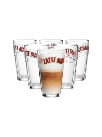 Ritzenhoff & Breker 6er Set Latte Macchiato Gläser Figaro in 320 ml in transparent