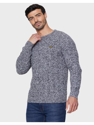 Threadbare Pullover Ely in Navy / Ecru Twist
