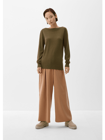 s.Oliver Pullover langarm in Olive