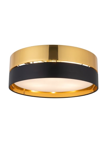 Licht-Erlebnisse Deckenlampe in Schwarz Gold