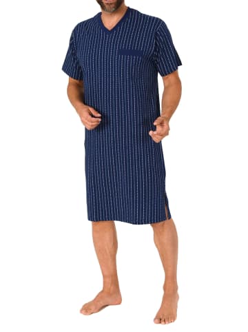 NORMANN kurzarm Nachthemd Streifen - 72266 in grün