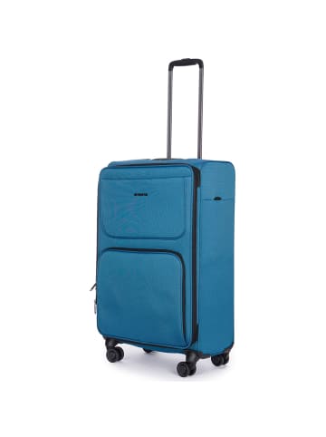 Stratic Bendigo Light Plus 4-Rollen Trolley 72 cm Laptopfach petrol