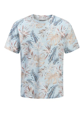 JACK & JONES Junior T-Shirt Baumwolle Jjhonolulu in celestial blue