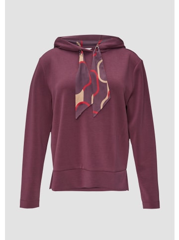 s.Oliver Sweatshirt in 4907_aubergine