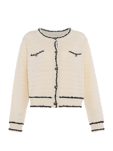 faina Damen Cardigan in WOLLWEISS SCHWARZ