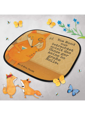 Mr. & Mrs. Panda sonnenschutz Fuchs Lord Design mit Spruch in Weiß