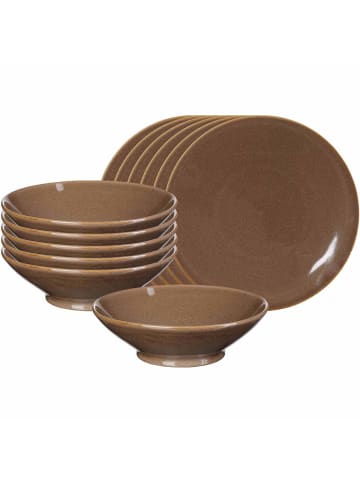 Ritzenhoff & Breker 12er Set Tafelservice Sahara in Dunkelbraun