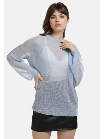 myMo at night Pullover in Hellblau