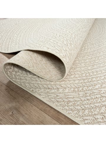 the carpet Juteteppich Kansas E in Creme