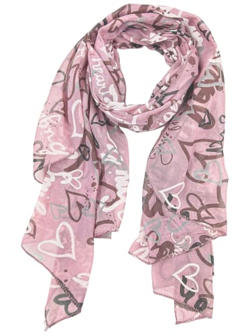 collezione alessandro Schal " Love " in rosa