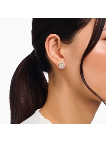 Thomas Sabo Ohrstecker Lovely Daisy in silber, bunt