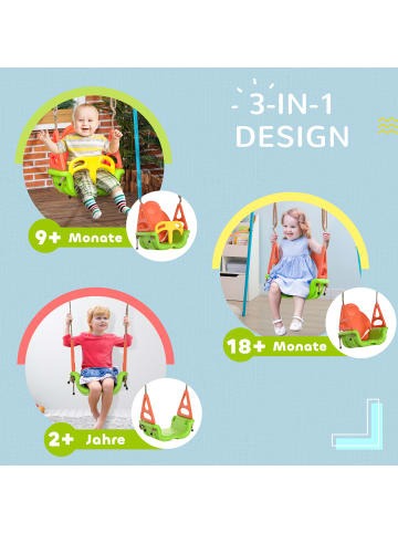 Outsunny Kinderschaukel 48L x 34B x 120-180H cm