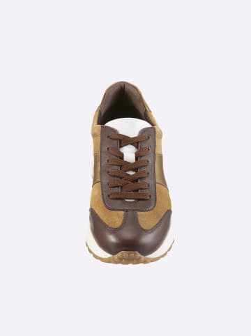 Heine Sneaker in braun-camel