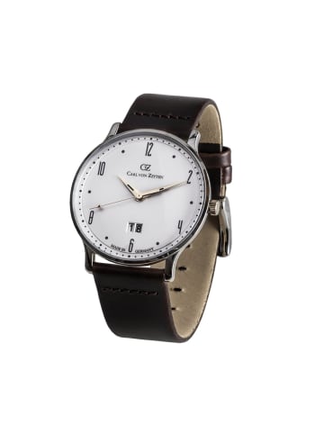 Carl von Zeyten Quarzuhr CVZ0019WH in Silber