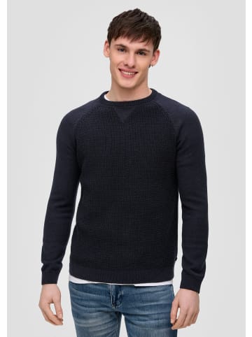 QS Strickpullover in 58W0_tiefblau