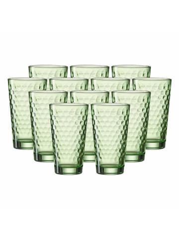 Ritzenhoff & Breker 12er Set Longdrinkgläser Favo in Grün 400 ml