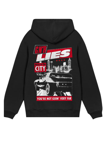 F4NT4STIC Hoodie Guns N' Roses Lies City Rock Music in schwarz