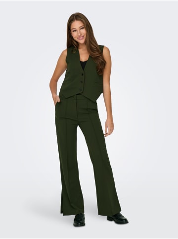 JACQUELINE de YONG Elegante Schlaghose Business Stoffhose Flare Pants JDYGEGGO in Grün-3