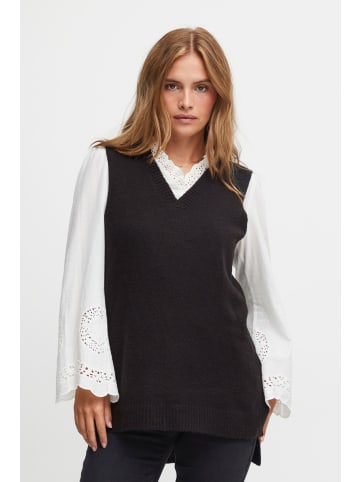 PULZ Jeans Pullunder PZASTRID - 50206416  Pullunder mit V-Ausschnitt in Schwarz