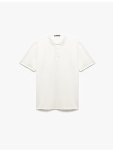 KOTON TSHIRT SS POLO in Weiß