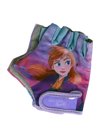Disney Frozen Fahrradhandschuhe Kinder Mädchen Lila mit Klettverschluss in Lila