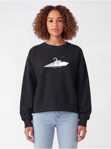 wat? Apparel Sweatshirt Fly me to the moon in Schwarz