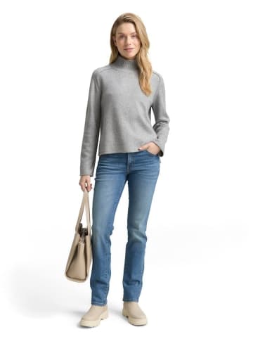 Tom Tailor Pullover in medium silver grey melange