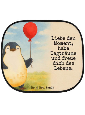 Mr. & Mrs. Panda sonnenschutz Pinguin Luftballon Design mit Spruch in Weiß