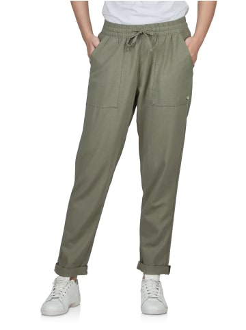 DENIMFY Stoffhose / Chino DFLinda regular/straight in Oliv