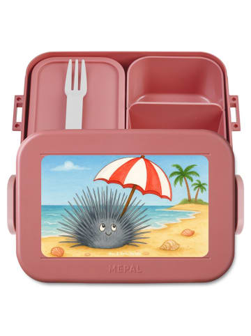 Mr. & Mrs. Panda MEPAL Bentobox Seeigel Design ohne Spruch in Rot Pastell